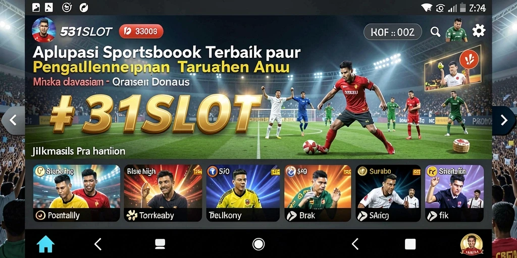 Screenshot gameplay Sportsbook 531SLOT yang menarik dan interaktif.