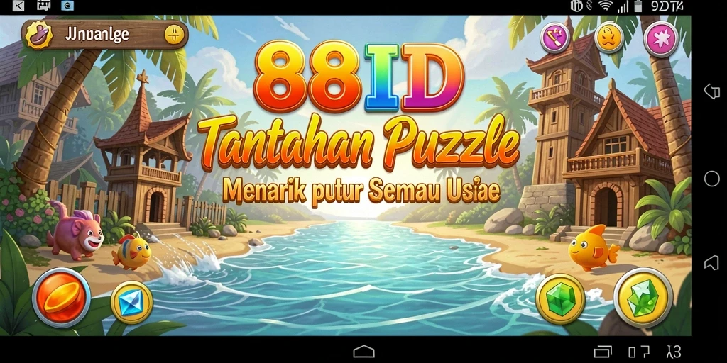 Tampilan gameplay menarik dari 88ID yang penuh tantangan puzzle.