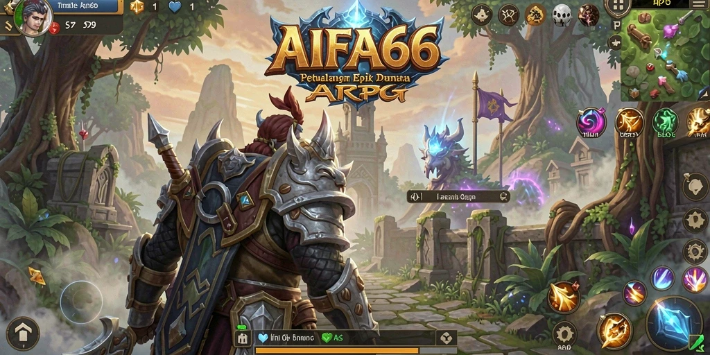Menampilkan aksi seru dalam gameplay AIFA66 yang memukau.