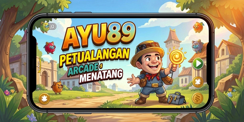 Screenshot AYU89 menampilkan aksi seru dalam gameplay Arcade.