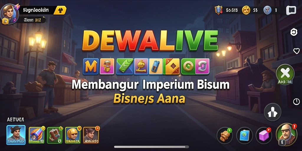 Tampilan gameplay DEWALIVE yang menantang dan menarik.
