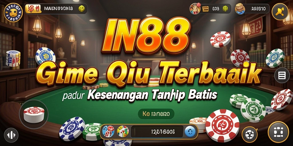 Tampilan menarik dari gameplay QiuQiu IN88 yang seru.