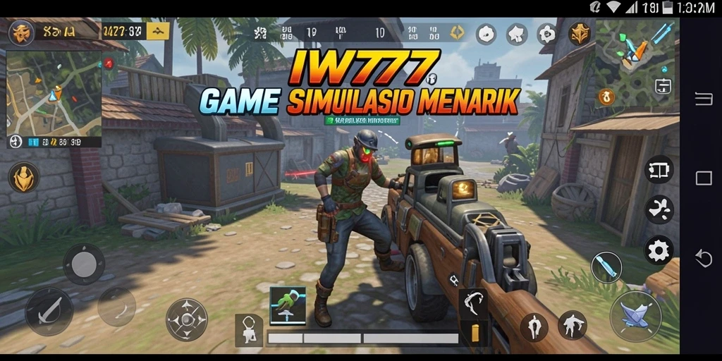 Tampilan gameplay utama dari IW777 yang menampilkan interaksi dan strategi.