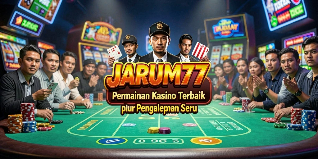 Tampilan menarik dari gameplay kasino JARUM77 yang memukau.
