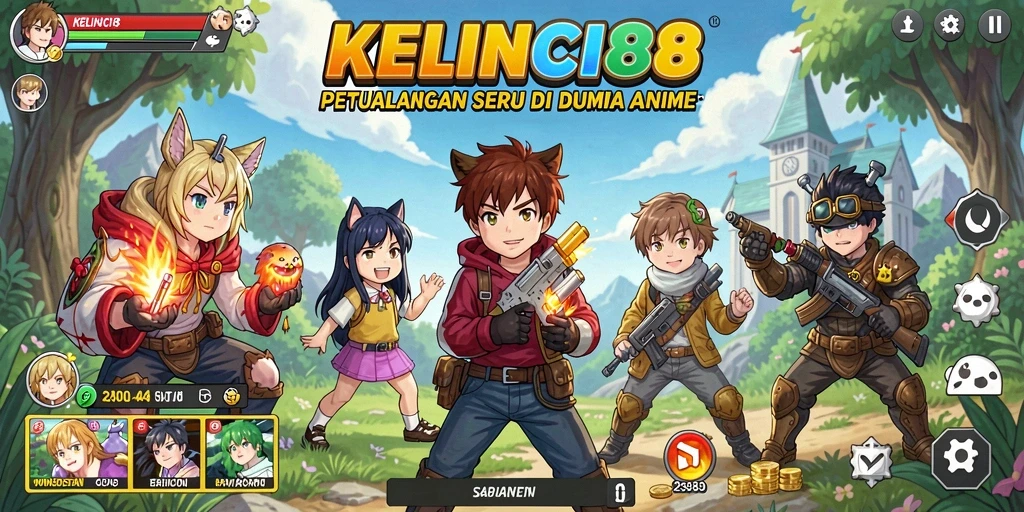Tampilan gameplay KELINCI88 dengan karakter yang beraksi.
