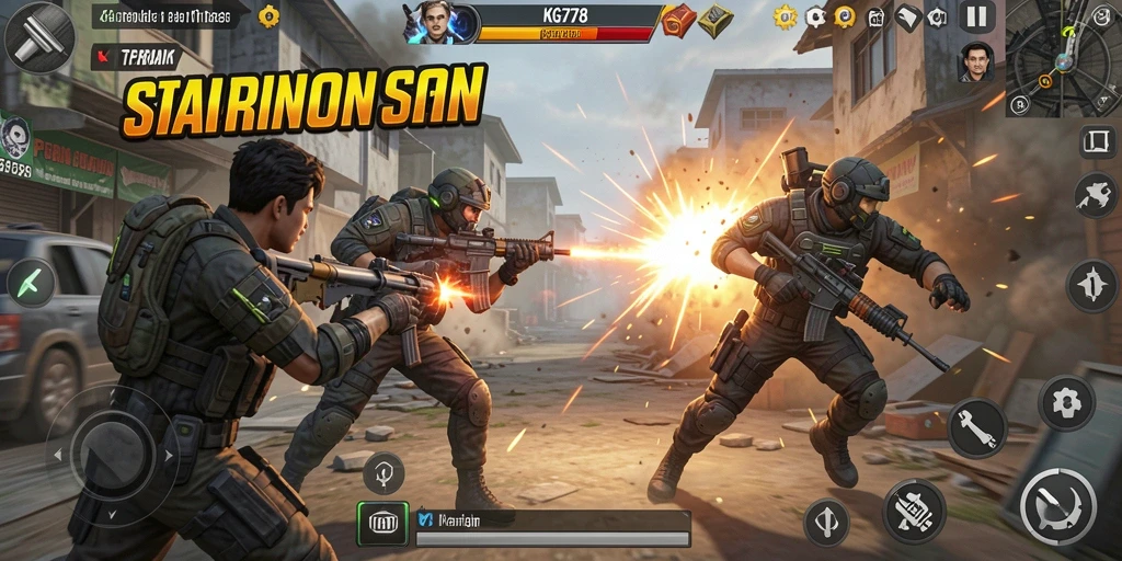 Tangkapan layar menampilkan aksi pertempuran seru di <strong>KG778</strong>.