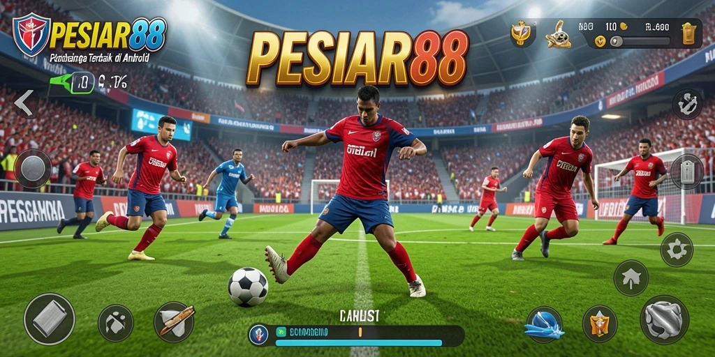 Tampilan gameplay PESIAR88 yang seru dan mendebarkan.