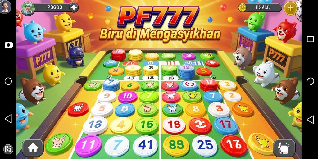 Tampilan gameplay Bingo yang menarik dan interaktif di PF777.