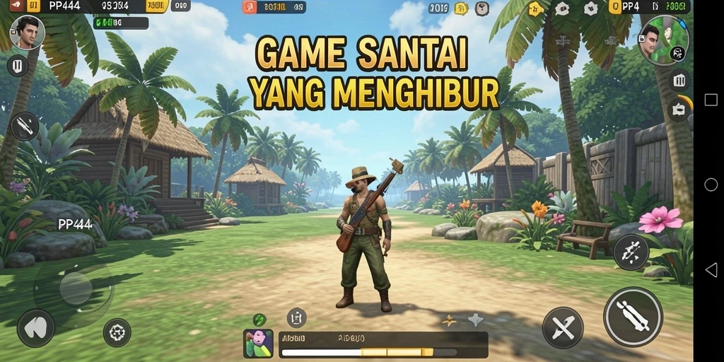 Tampilan gameplay PP444 yang seru dan menghibur.