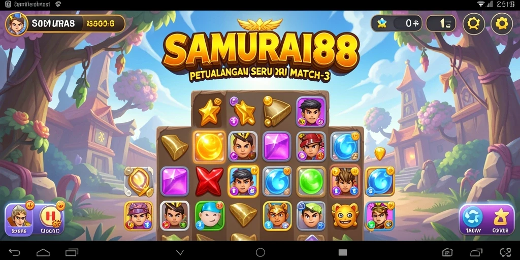 Tampilan gameplay SAMURAI88 yang penuh warna dan mengasyikkan.