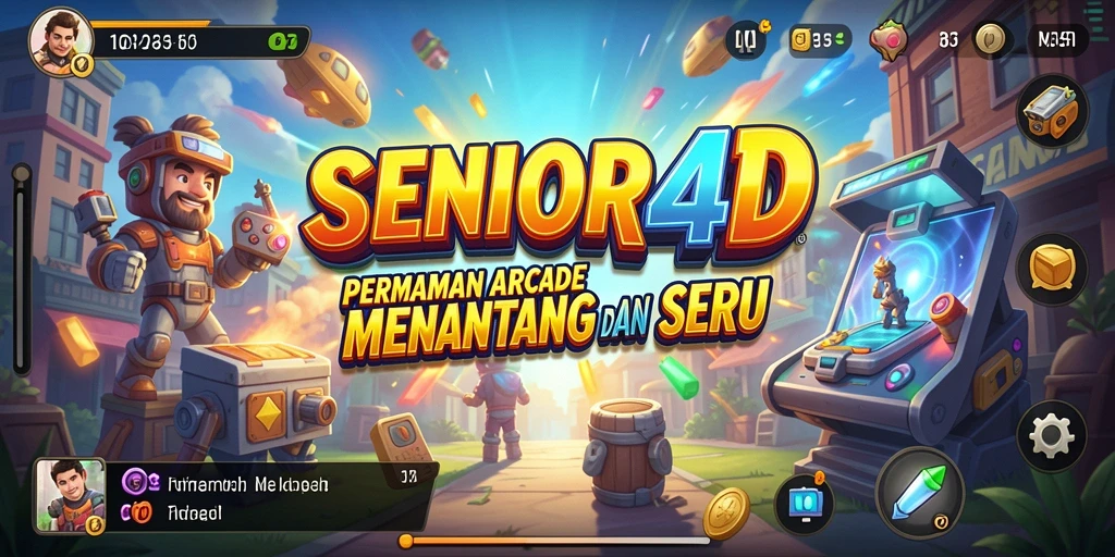 Tampilan gameplay seru dan menantang dari SENIOR4D.