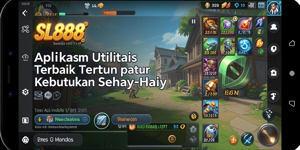 Tampilan antarmuka SL888 yang menarik dan intuitif.