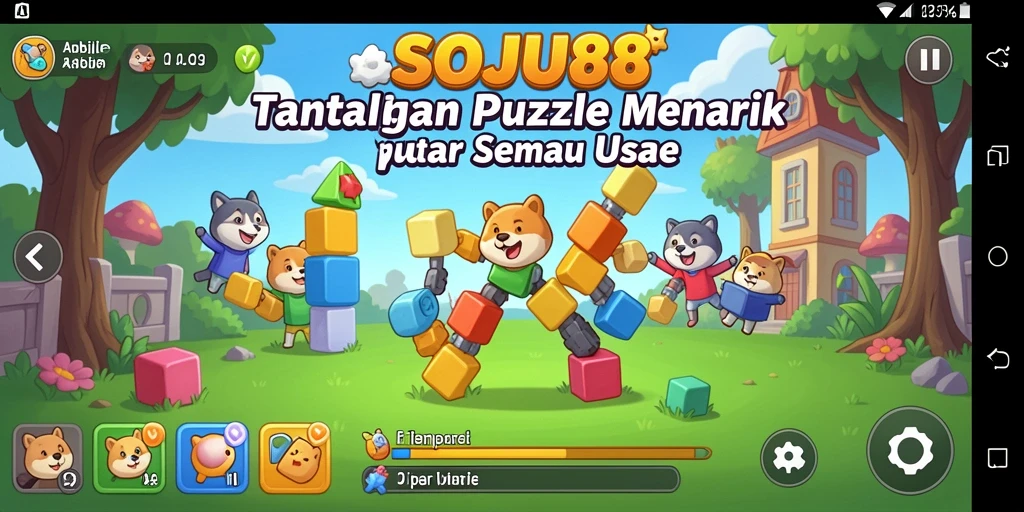 Tampilan gameplay seru di SOJU88, penuh teka-teki menantang.