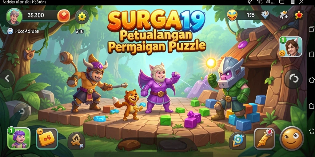 Gameplay menarik SURGA19 dengan berbagai puzzle menantang.