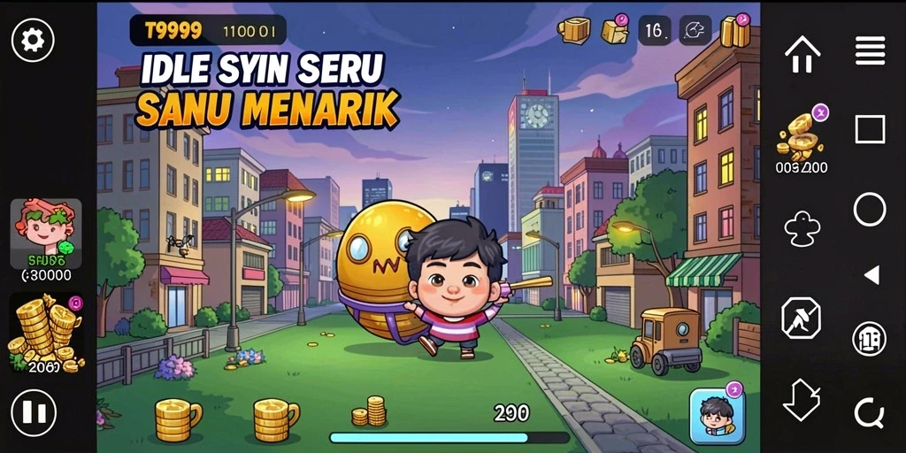 Tampilan gameplay T9999 yang menarik dan menghibur.