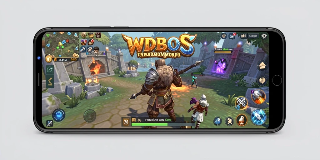 Tampilan gameplay menakjubkan WDBOS dengan berbagai karakter dan dunia luas.