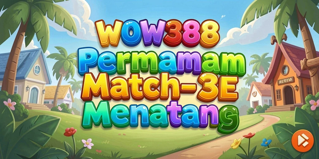 Screenshot WOW388 menampilkan gameplay mencocokkan permata yang seru.